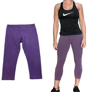 LULULEMON purple Capri leggings size 8